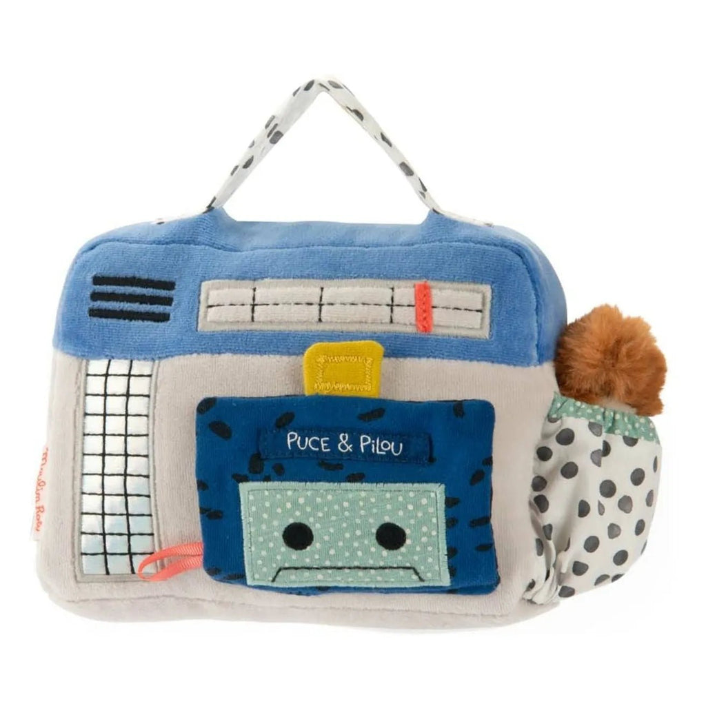 Moulin Roty: Puce & Pilou Musical Baby Toy – Retro Radio Cassette Player - Acorn & Pip_Moulin Roty