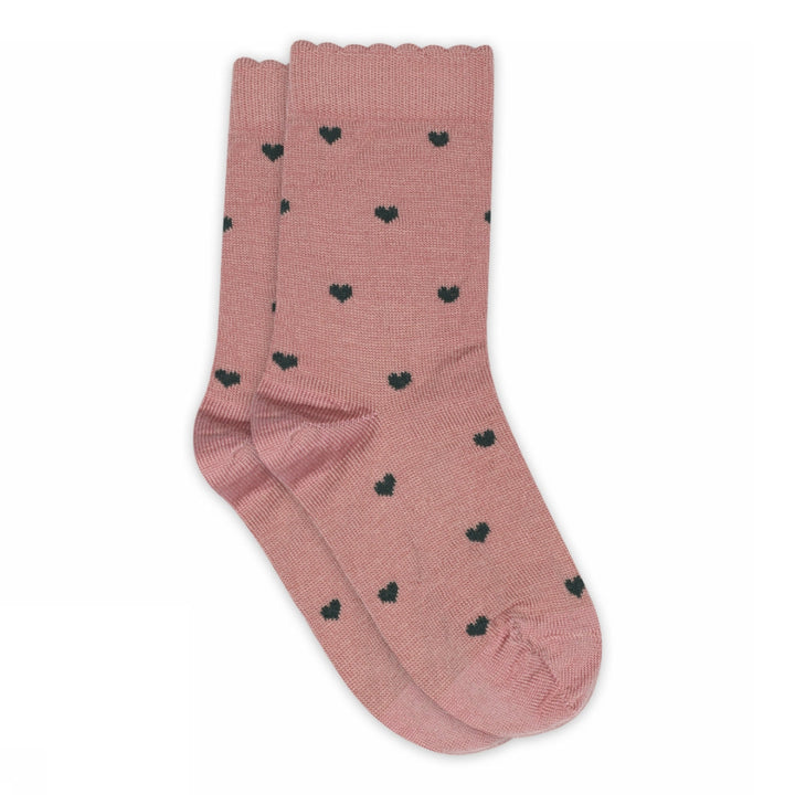MP Denmark Vintage Rose heart socks