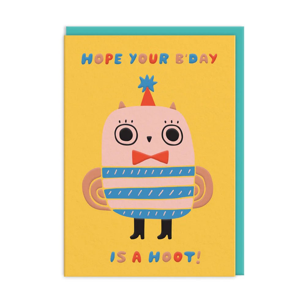 Ohh Deer: Birthday Owl Card - Acorn & Pip_Ohh Deer