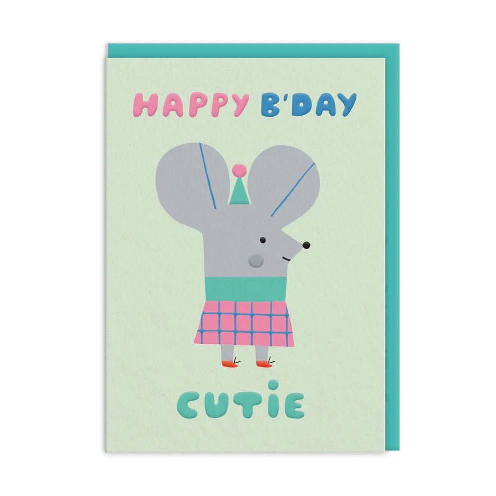 Ohh Deer: Cutie Mouse Birthday Card - Acorn & Pip_Ohh Deer
