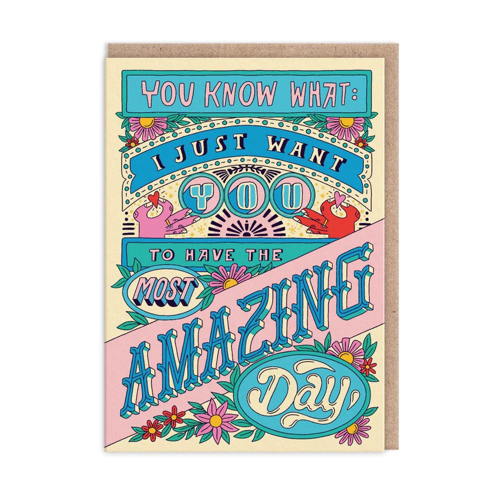 Ohh Deer: Just Have The Most Amazing Day Birthday - Acorn & Pip_Ohh Deer