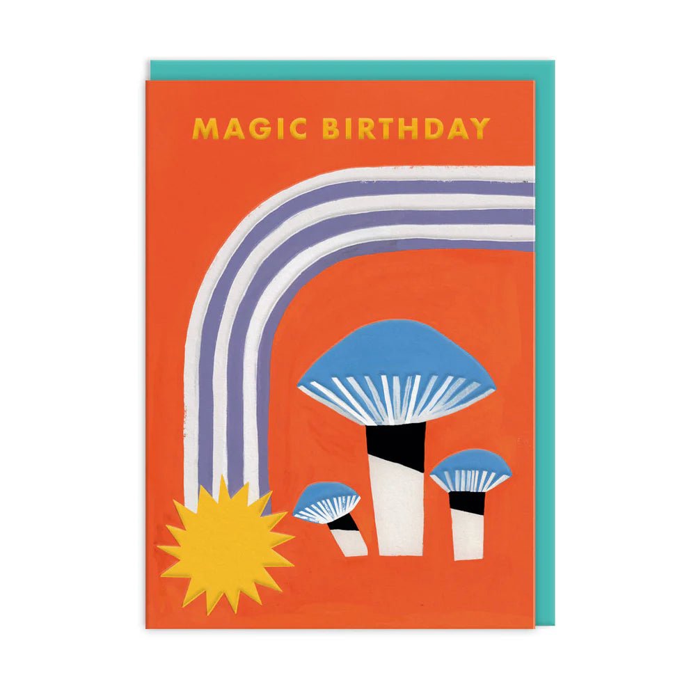 Ohh Deer: Magic Mushrooms Birthday Card - Acorn & Pip_Ohh Deer