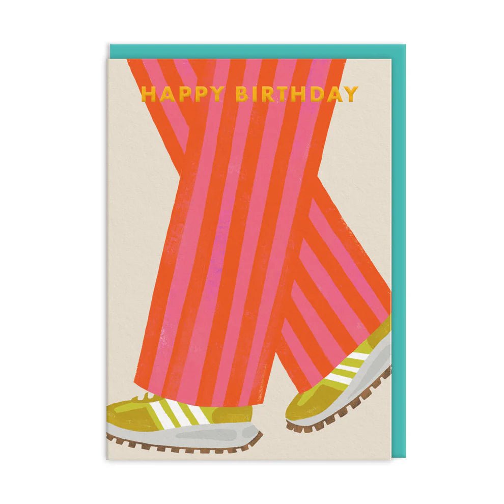 Ohh Deer: Stylish Walking Birthday Card - Acorn & Pip_Ohh Deer