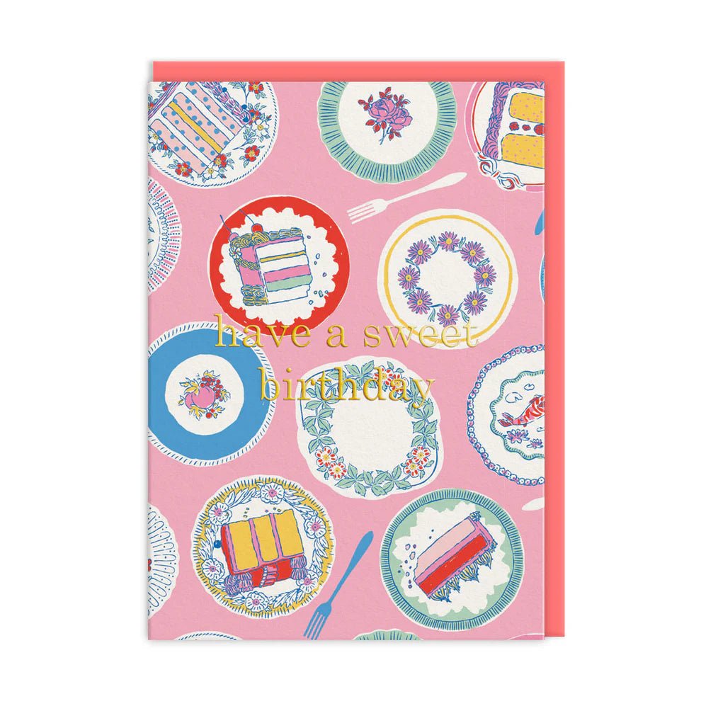 Ohh Deer: Tea Party Happy Birthday Card - Acorn & Pip_Ohh Deer