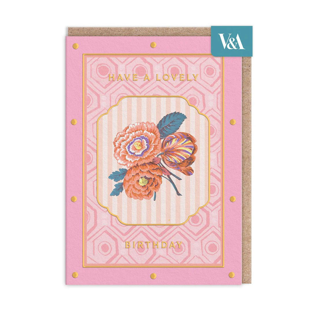 Ohh Deer: V&A Cottagecore Flower Trio Greeting Car - Acorn & Pip_Ohh Deer