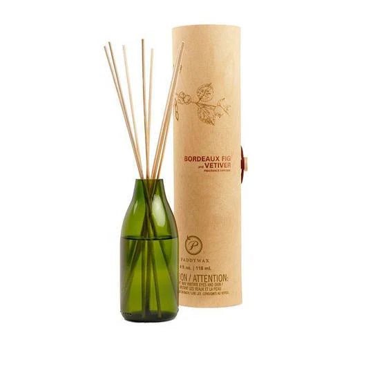 Paddywax: Green Recycled Glass Diffuser - Bordeaux Fig + Vetiver (118ml) - Acorn & Pip_Paddywax