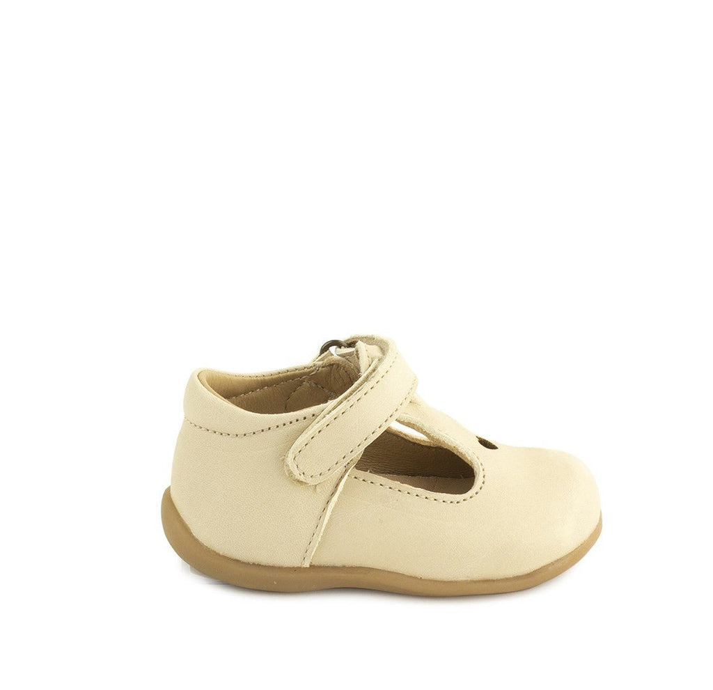 Petasil: Tima T - Bar Velcro Shoes - Cream Savana - Acorn & Pip_Petasil