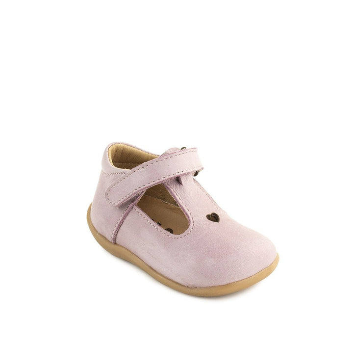 Petasil: Tima T - Bar Velcro Shoes - Old Rose Savana - Acorn & Pip_Petasil