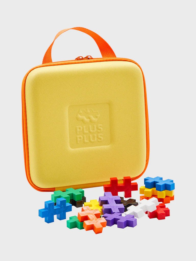 Plus Plus: BIG Yellow Travelcase - 15 pcs - Acorn & Pip_Plus Plus