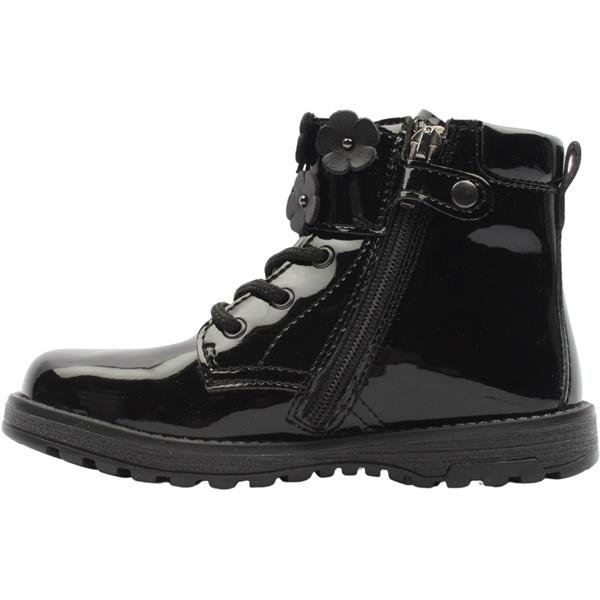 Primigi: Flower School Boots - Patent Black - Acorn & Pip_Primigi