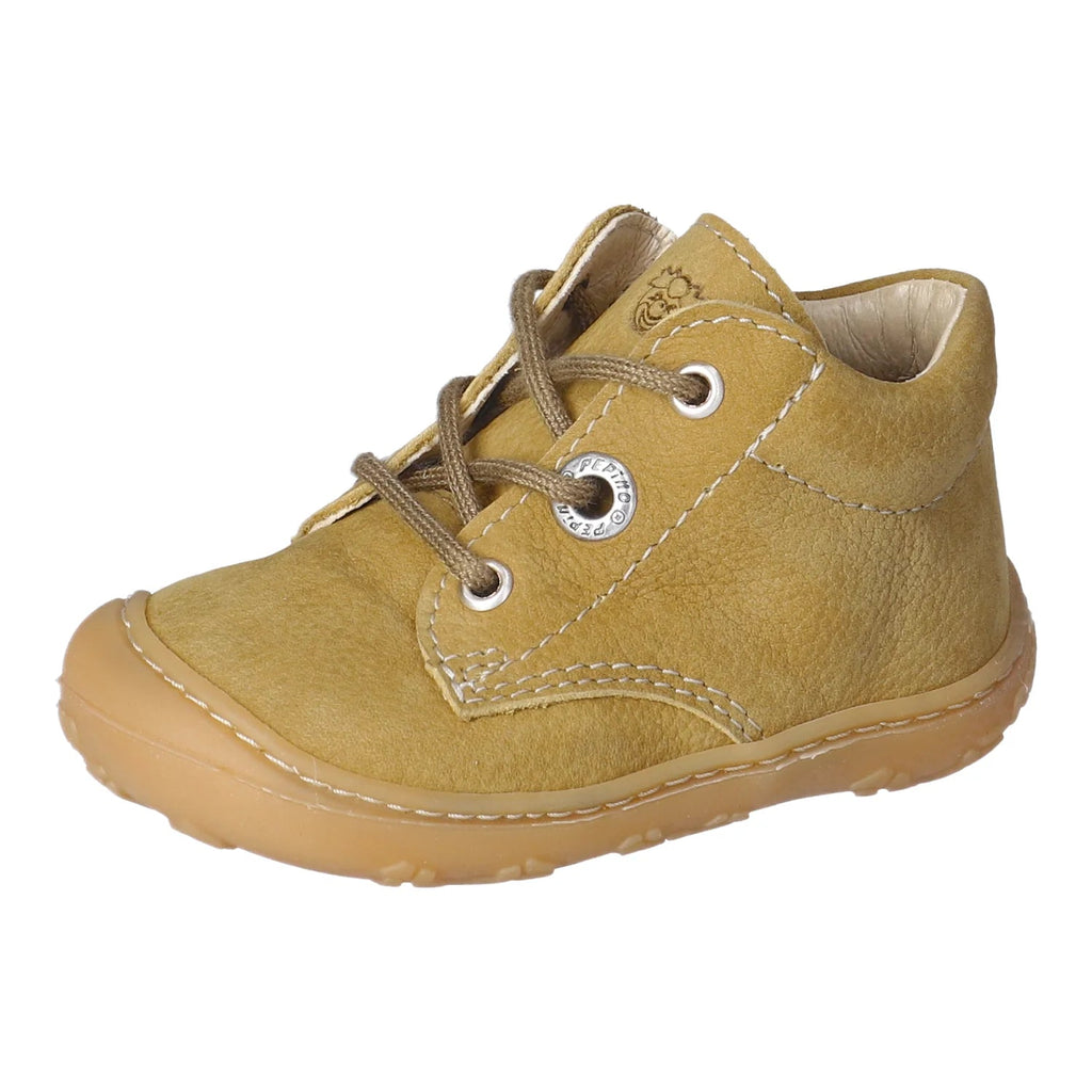 Ricosta: Cory Kids Boot with Laces - Oil / Green - Acorn & Pip_Ricosta