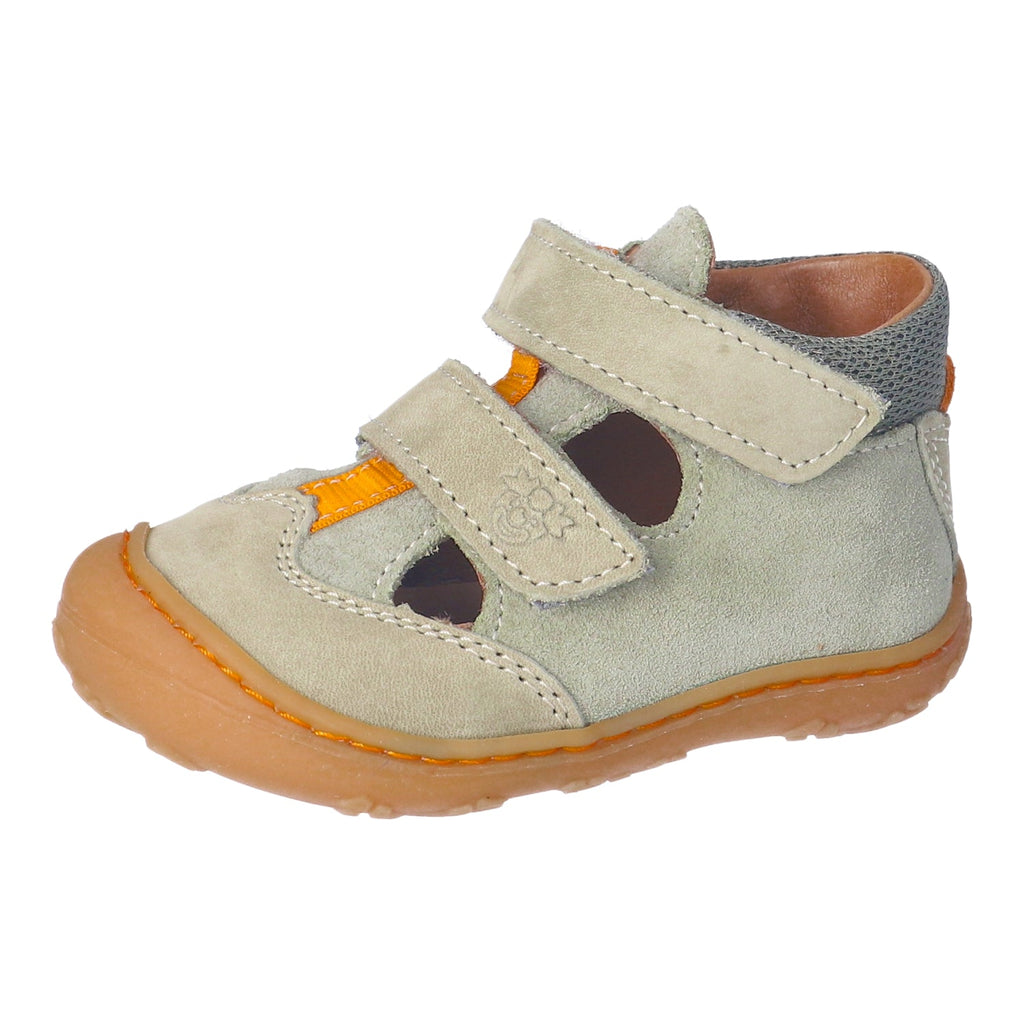 Ricosta: Ebi Summer Shoe - Eukalyptus / Orange - Acorn & Pip_Ricosta
