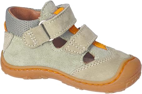 Ricosta: Ebi Summer Shoe - Eukalyptus / Orange - Acorn & Pip_Ricosta