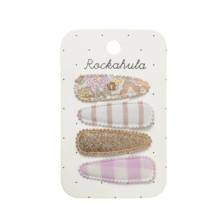 Rockahula Fairytale Floral Hair Clips – Set of 4