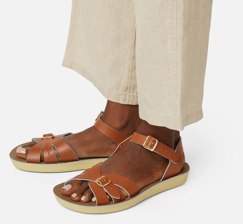 Salt - Water Sandals: Boardwalk Tan Womens Sandal - Acorn & Pip_Salt - Water Sandals