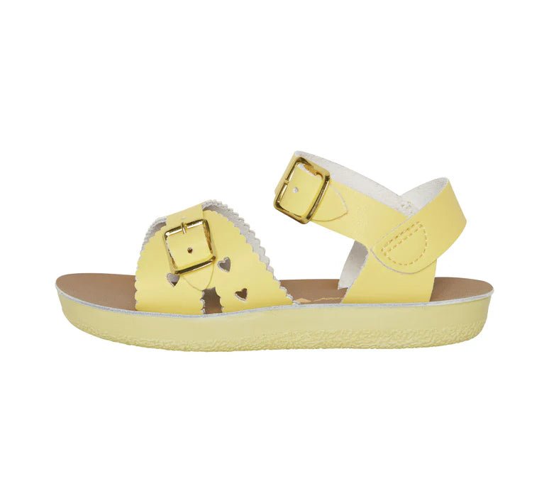 Salt - Water Sandals: Sweetheart Butter Yellow Kids Sandal - Acorn & Pip_Salt - Water Sandals