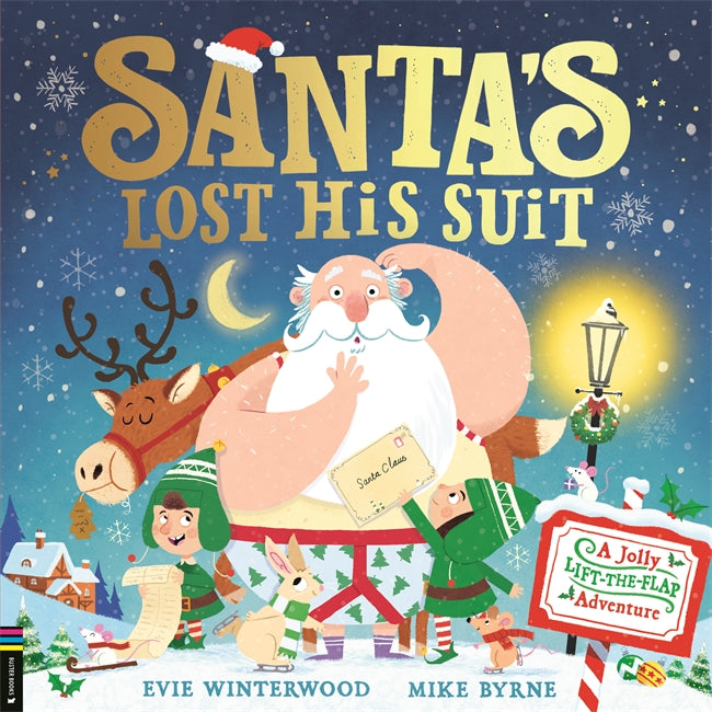 Santa's Lost His Suit Christmas lift-the-flap book cover