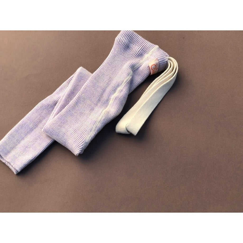 Silly Silas: Footless Tights - Creamy Lavender - Acorn & Pip_Silly Silas