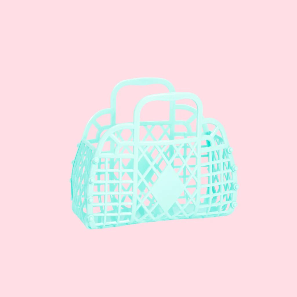Sun Jellies: Mini Basket - Seafoam - Acorn & Pip_Sun Jellies