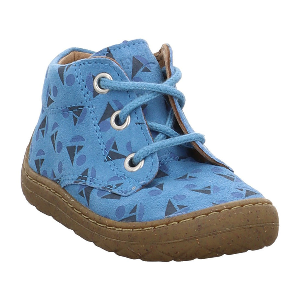 Superfit: Patterned Lace up Boots - Blue - Acorn & Pip_Superfit