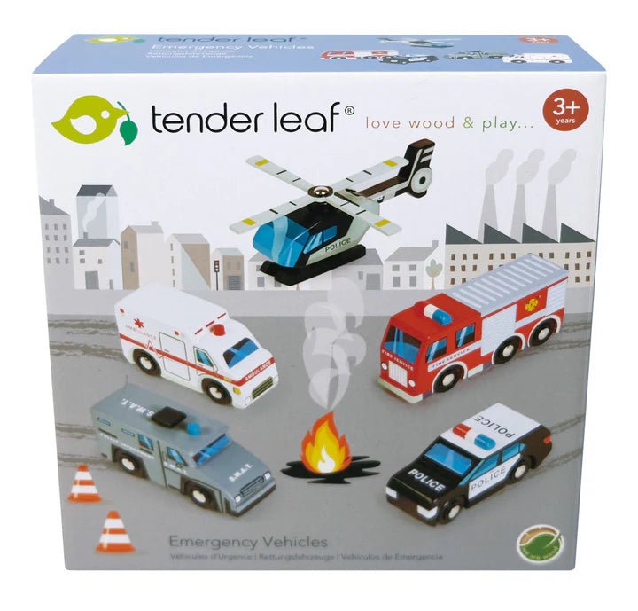 Tenderleaf Toys: Emergency Vehicles - Acorn & Pip_Tender Leaf Toys