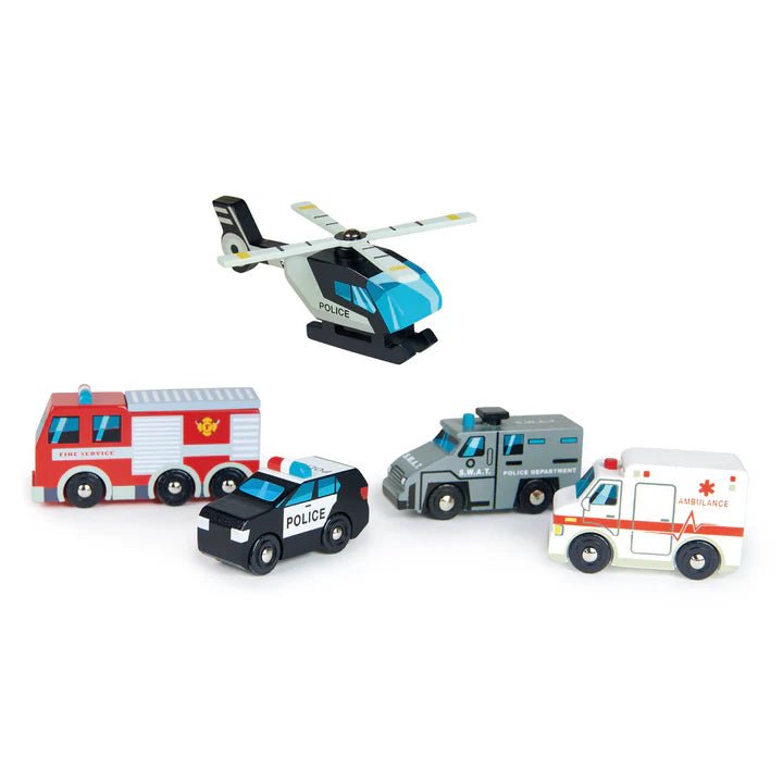 Tenderleaf Toys: Emergency Vehicles - Acorn & Pip_Tender Leaf Toys