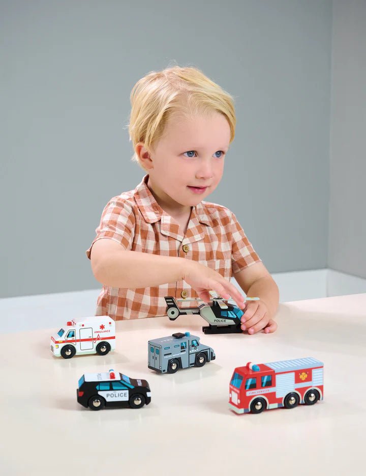 Tenderleaf Toys: Emergency Vehicles - Acorn & Pip_Tender Leaf Toys