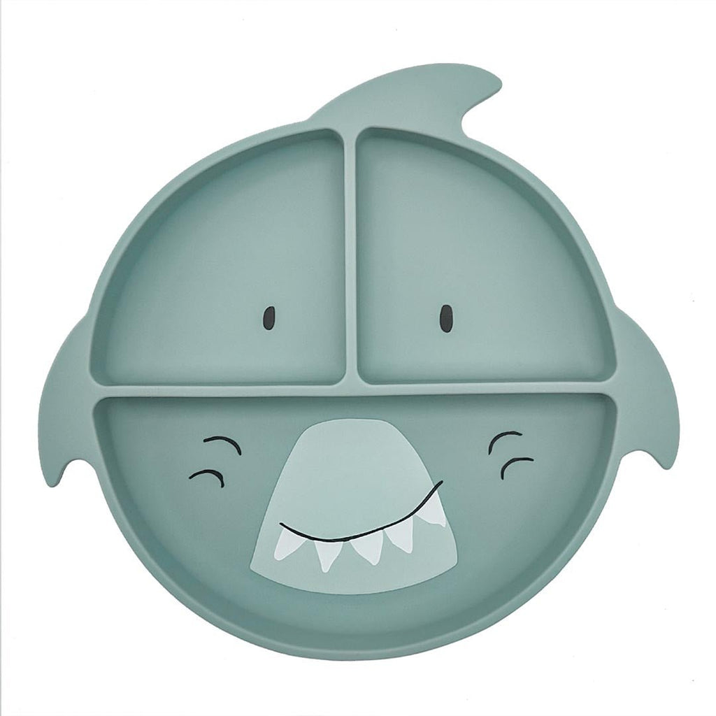 Trixie: Mr Shark - Divided Suction Plate - Acorn & Pip_Trixie