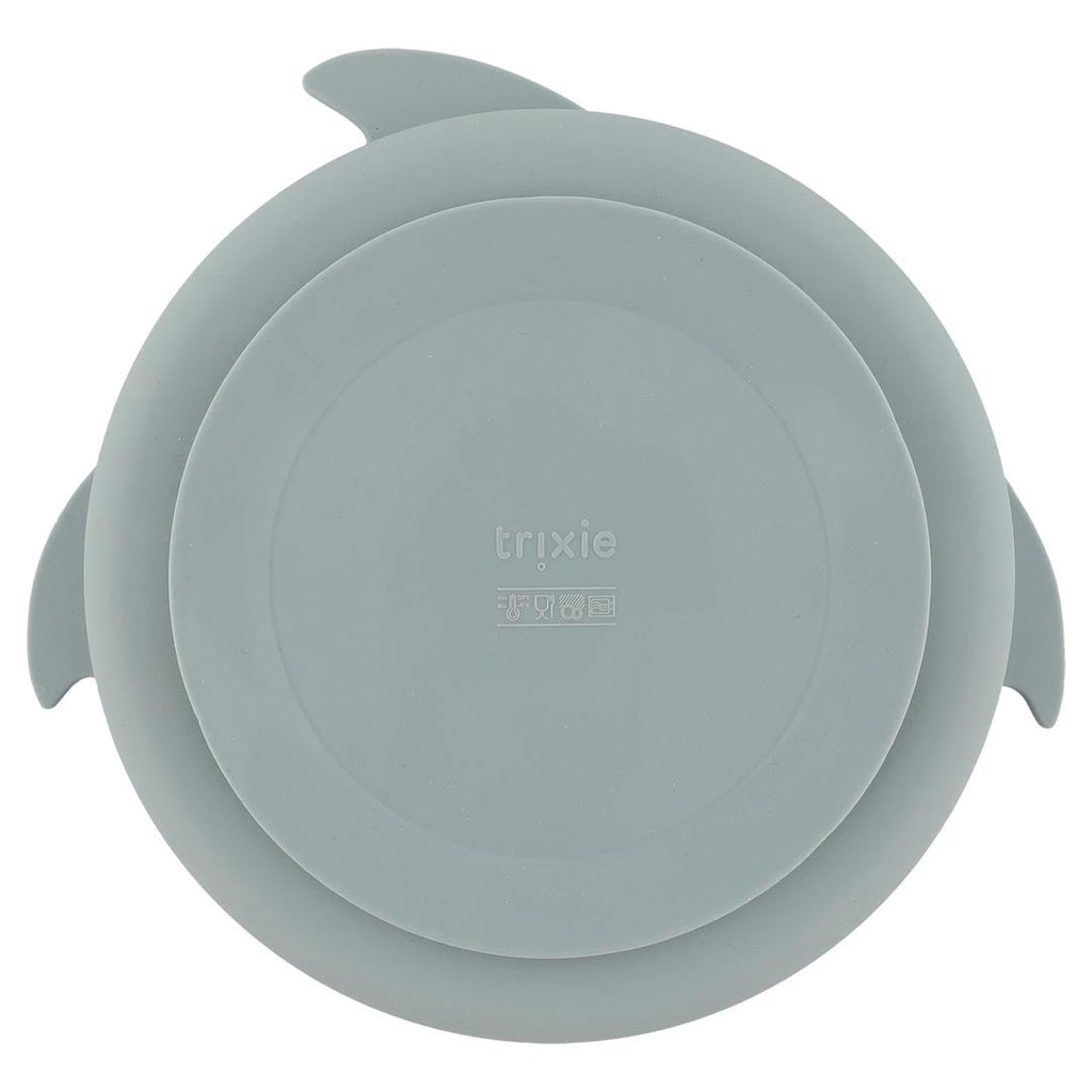 Trixie: Mr Shark - Divided Suction Plate - Acorn & Pip_Trixie