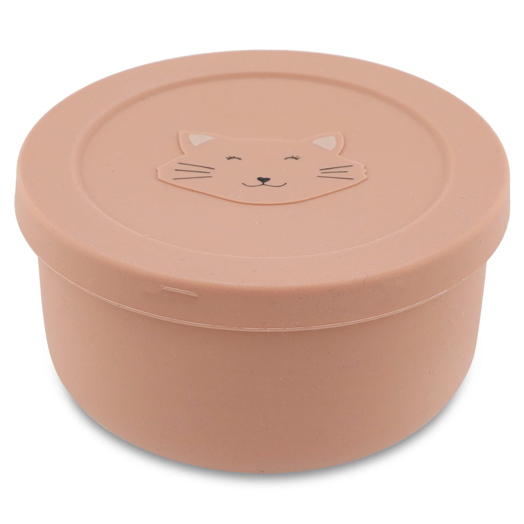 Trixie: Silicone Snack Pot with Lid - Mrs. Cat - Acorn & Pip_Trixie
