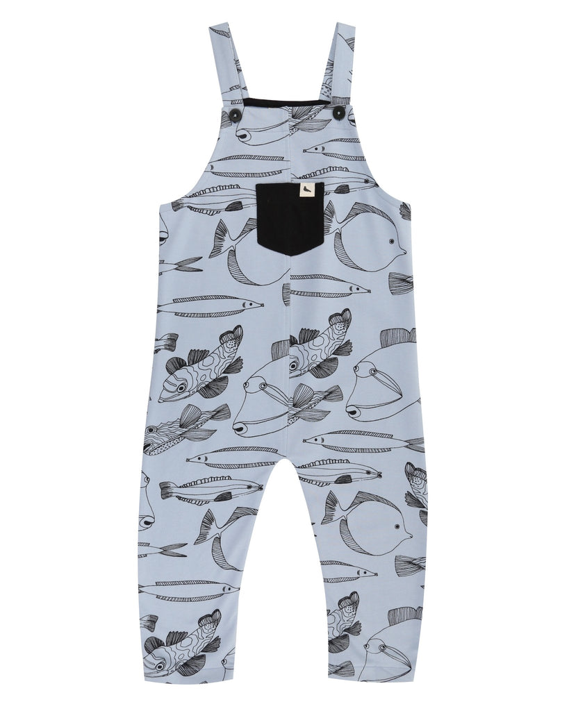 Turtledove London: Favourite Fish Dungarees - Acorn & Pip_Turtledove London