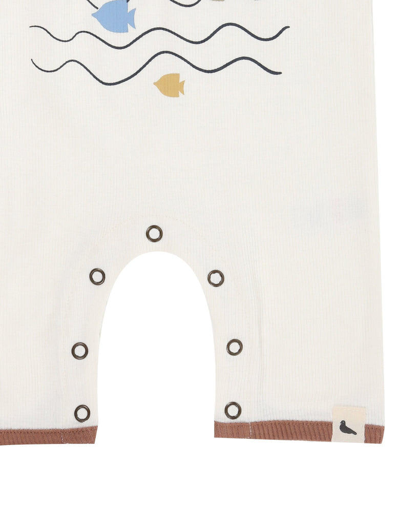 Turtledove London: Retro Rib Romper - Acorn & Pip_Turtledove London