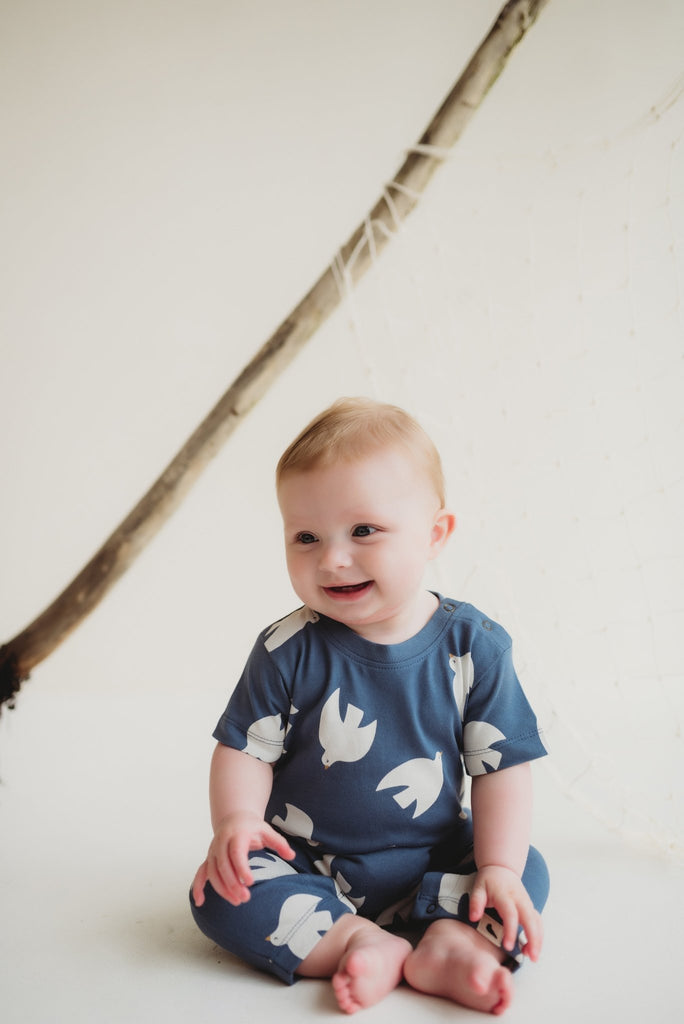Turtledove London: Seagull Romper - Acorn & Pip_Turtledove London