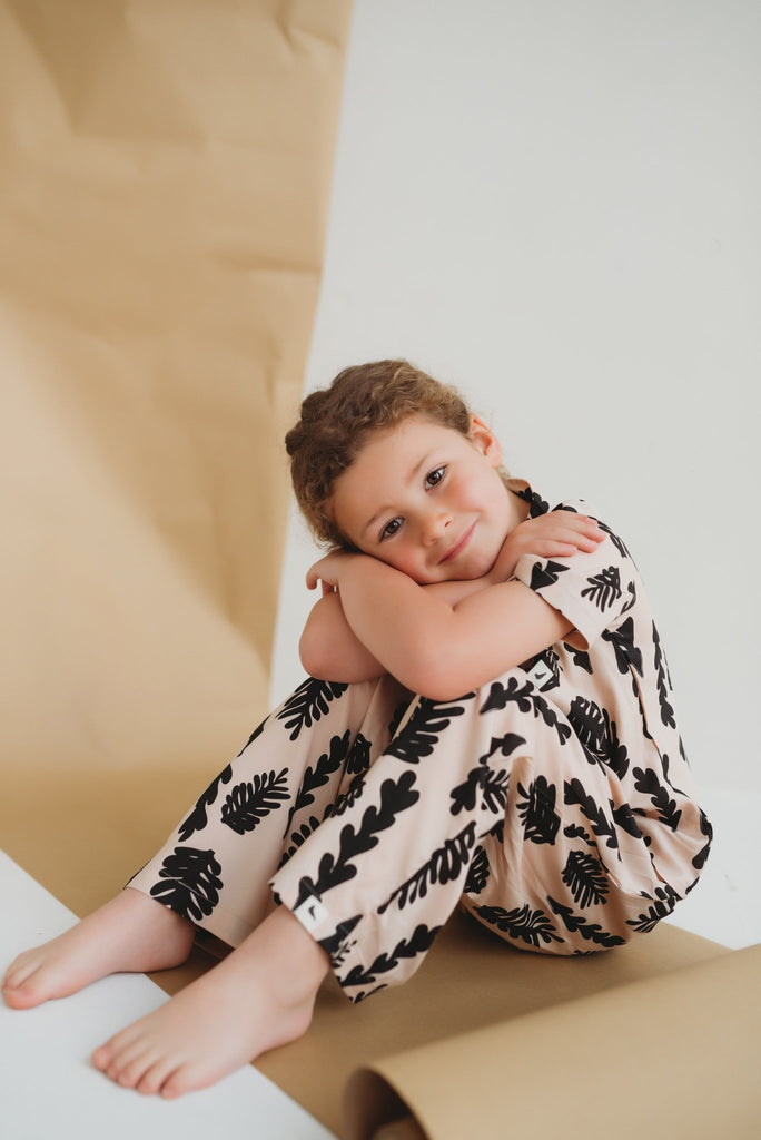 Turtledove London: Seaweed Cropped Trousers - Acorn & Pip_Turtledove London