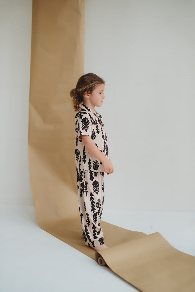 Turtledove London: Seaweed Cropped Trousers - Acorn & Pip_Turtledove London