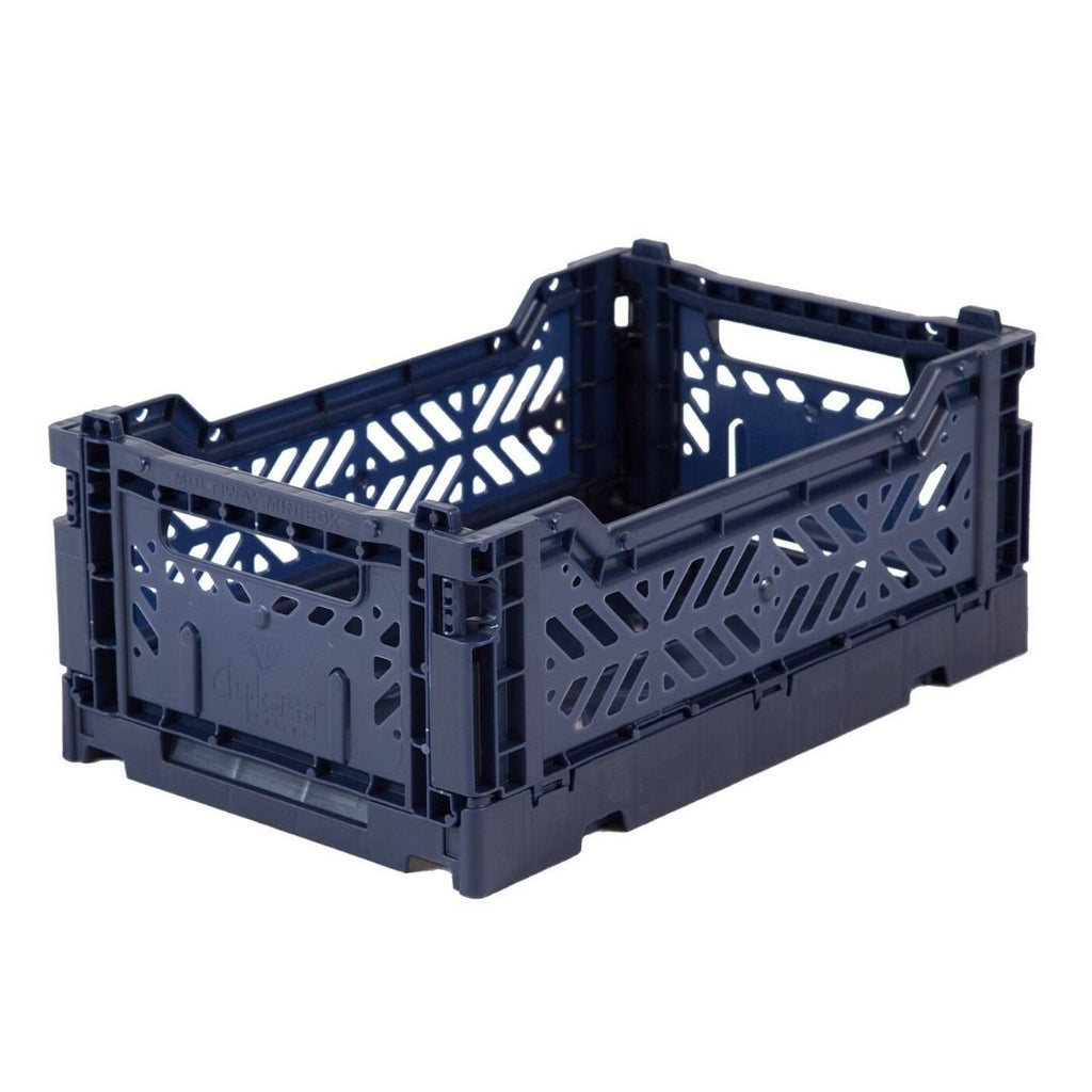 Aykasa - Small Folding Storage Crate: Navy - Acorn & Pip_Aykasa