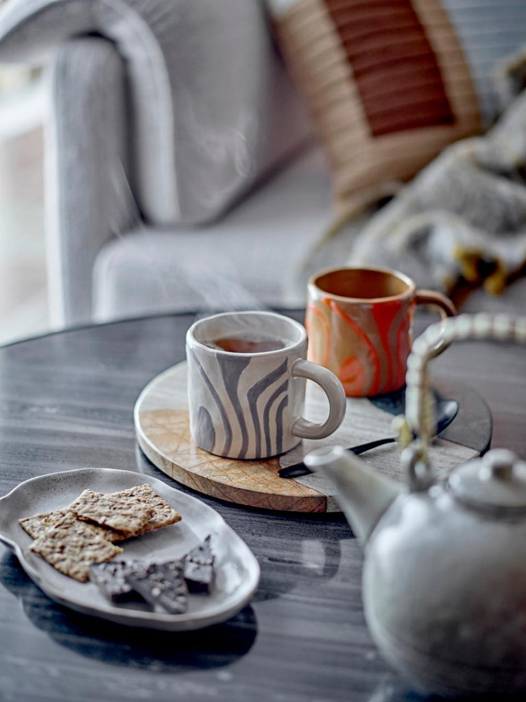 Bloomingville: Ninka Mug - Grey, Stoneware - Acorn & Pip_Bloomingville