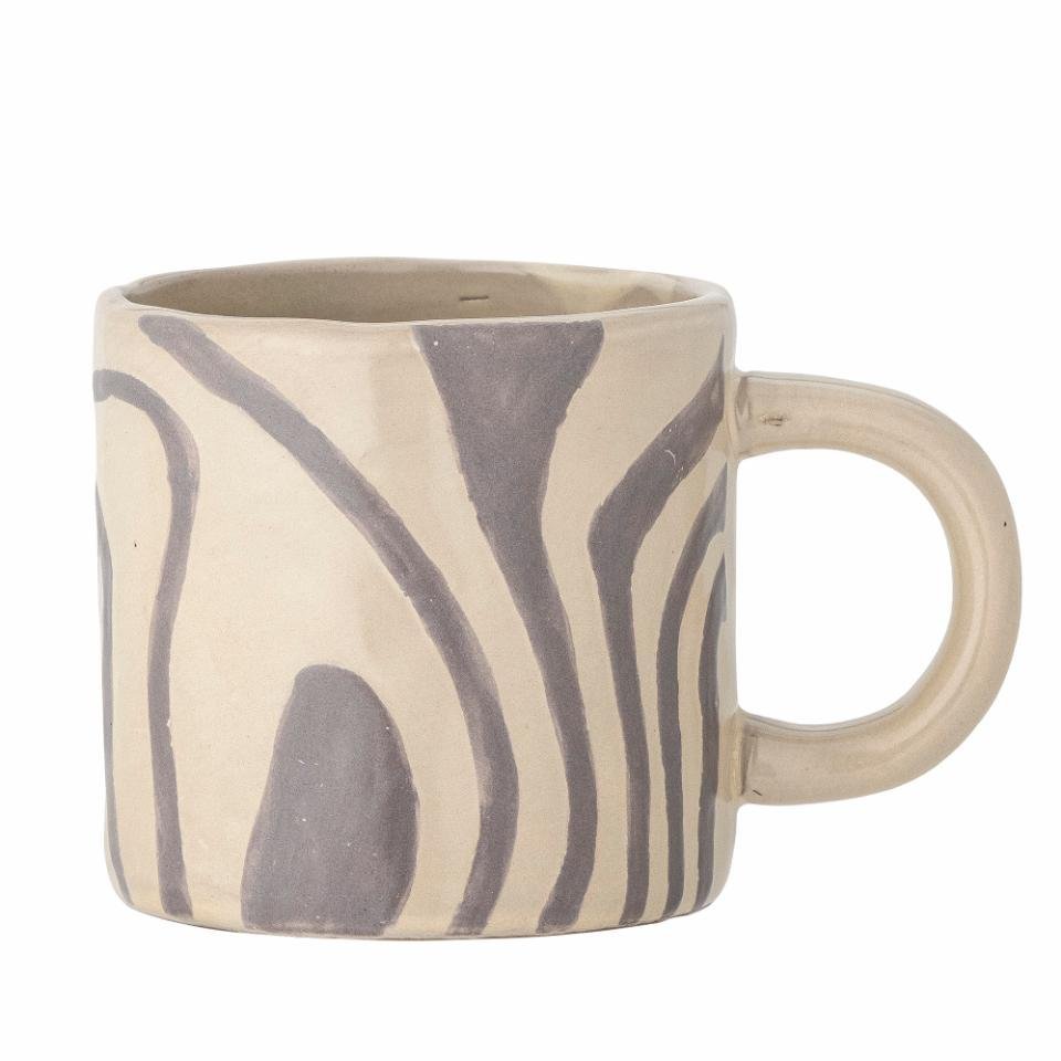 Bloomingville: Ninka Mug - Grey, Stoneware - Acorn & Pip_Bloomingville