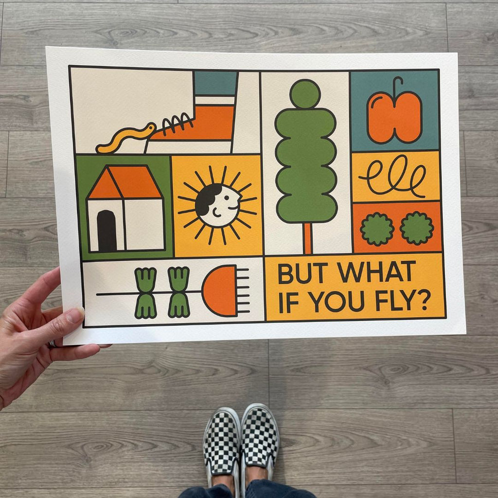 But What If You Fly - A3 Print - Acorn & Pip_Acorn & Pip