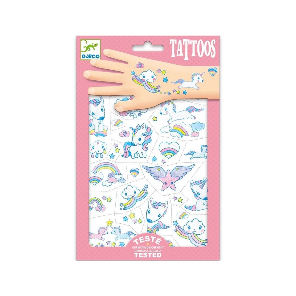 Djeco: Body Art Tattoos - Unicorns - Acorn & Pip_Djeco
