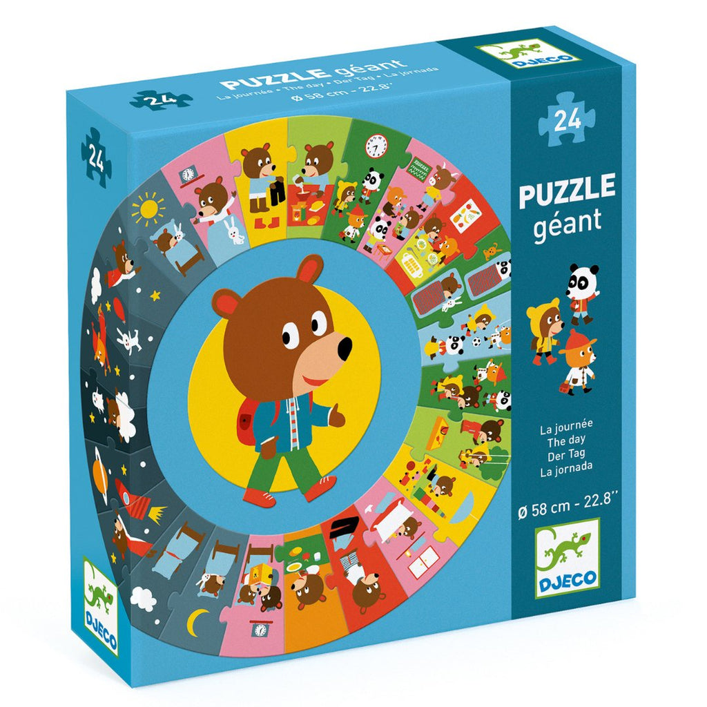 Djeco: Giant Puzzle - The Day - Acorn & Pip_Djeco