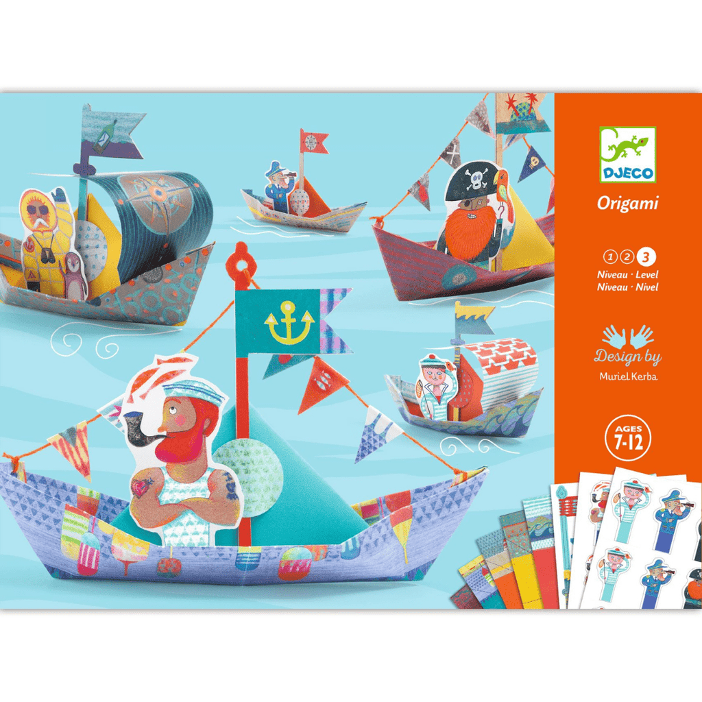 Djeco: Origami - Floating Boats - Acorn & Pip_Djeco