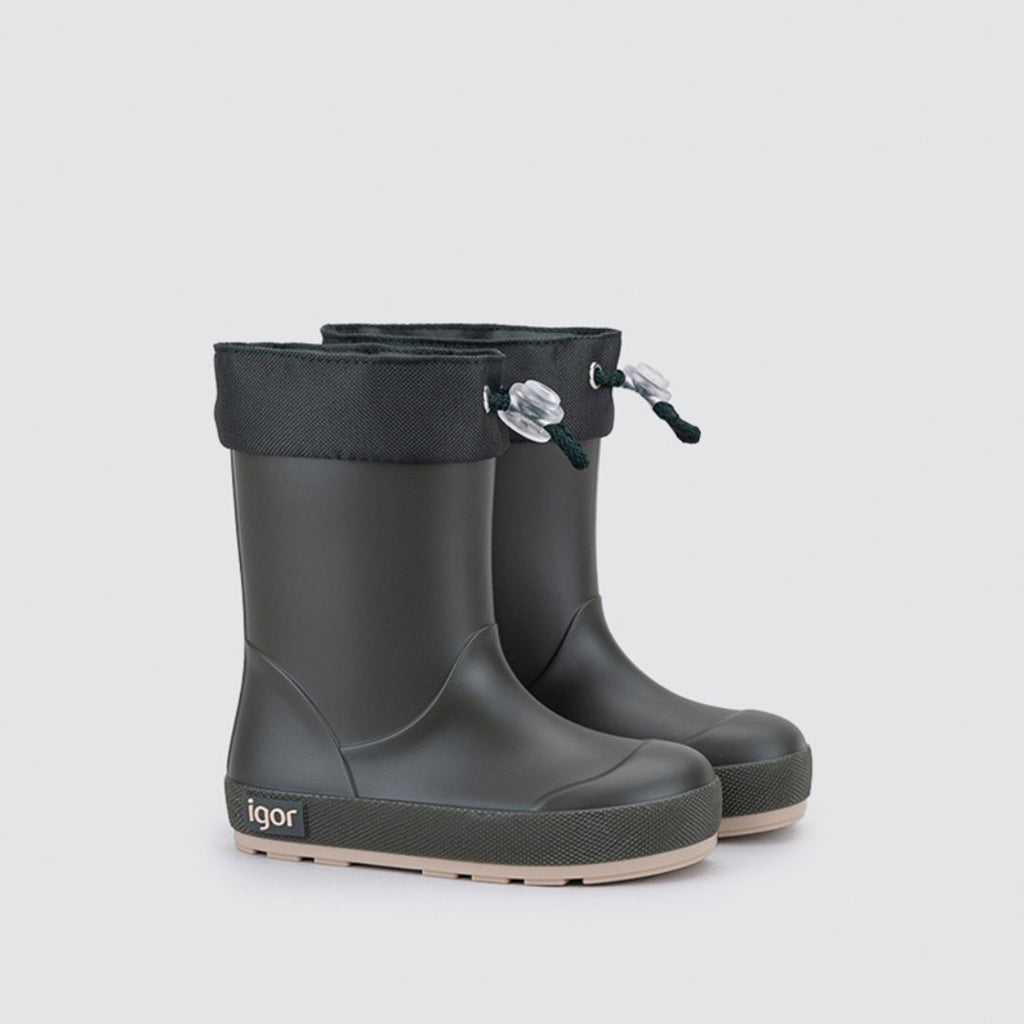 Igor: Yogi Wellie Boots - Khaki Green - Acorn & Pip_Igor