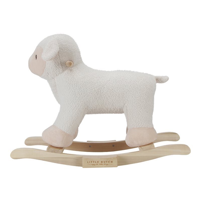 Little Dutch: Kids Wooden Rocking Sheep - Little Farm - Acorn & Pip_Little Dutch