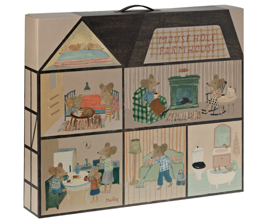 Maileg: Mouse Hole Farmhouse - Acorn & Pip_Maileg