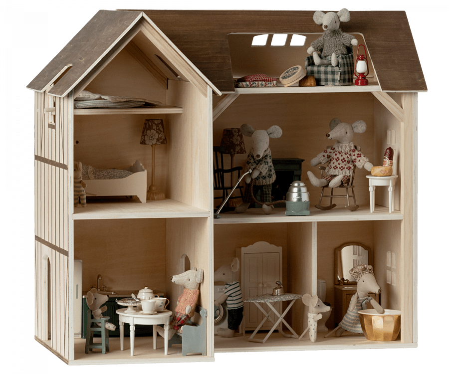 Maileg: Mouse Hole Farmhouse - Acorn & Pip_Maileg