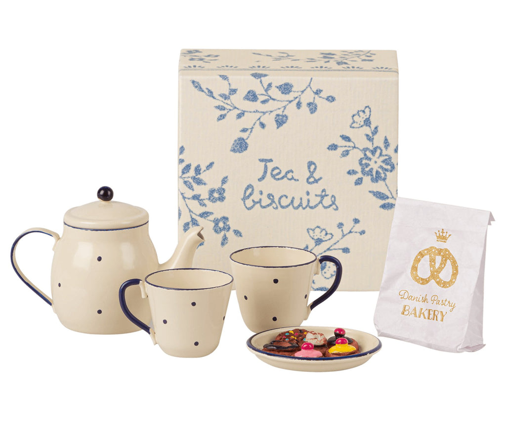 Maileg: Tea & Biscuits for two - Acorn & Pip_Maileg