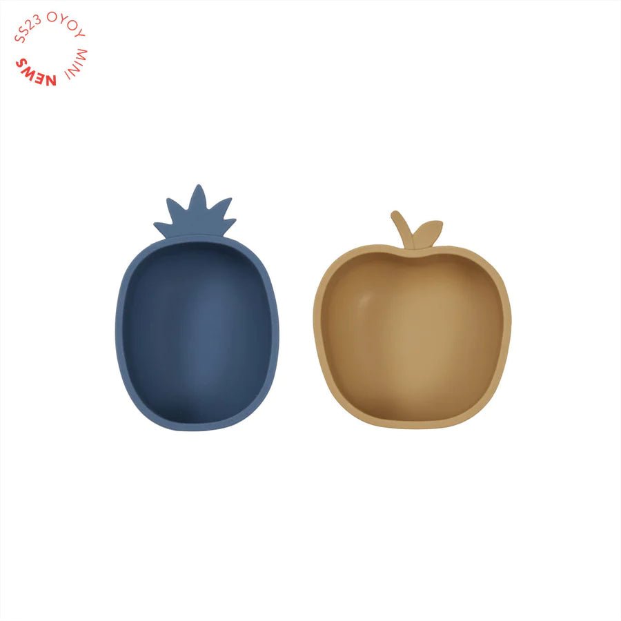OYOY: Yummy Pineapple & Apple Snack Bowl - Acorn & Pip_OYOY