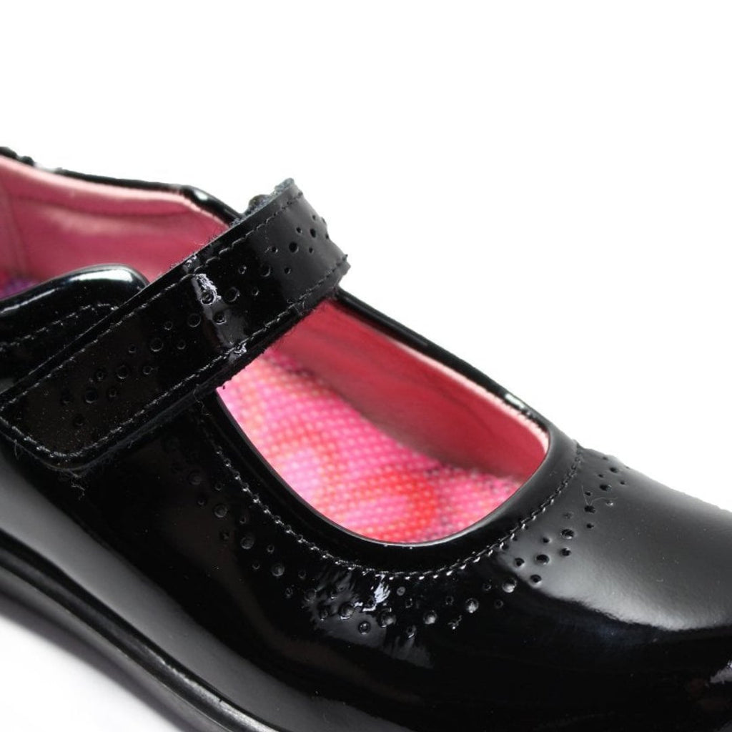 Ricosta: Lillia Mary Jane School Shoes - Black Patent - Acorn & Pip_Ricosta