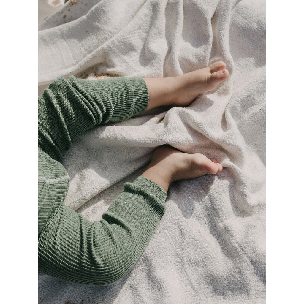 Silly Silas: Footless Tights - Matcha Oat Latte - Acorn & Pip_Silly Silas